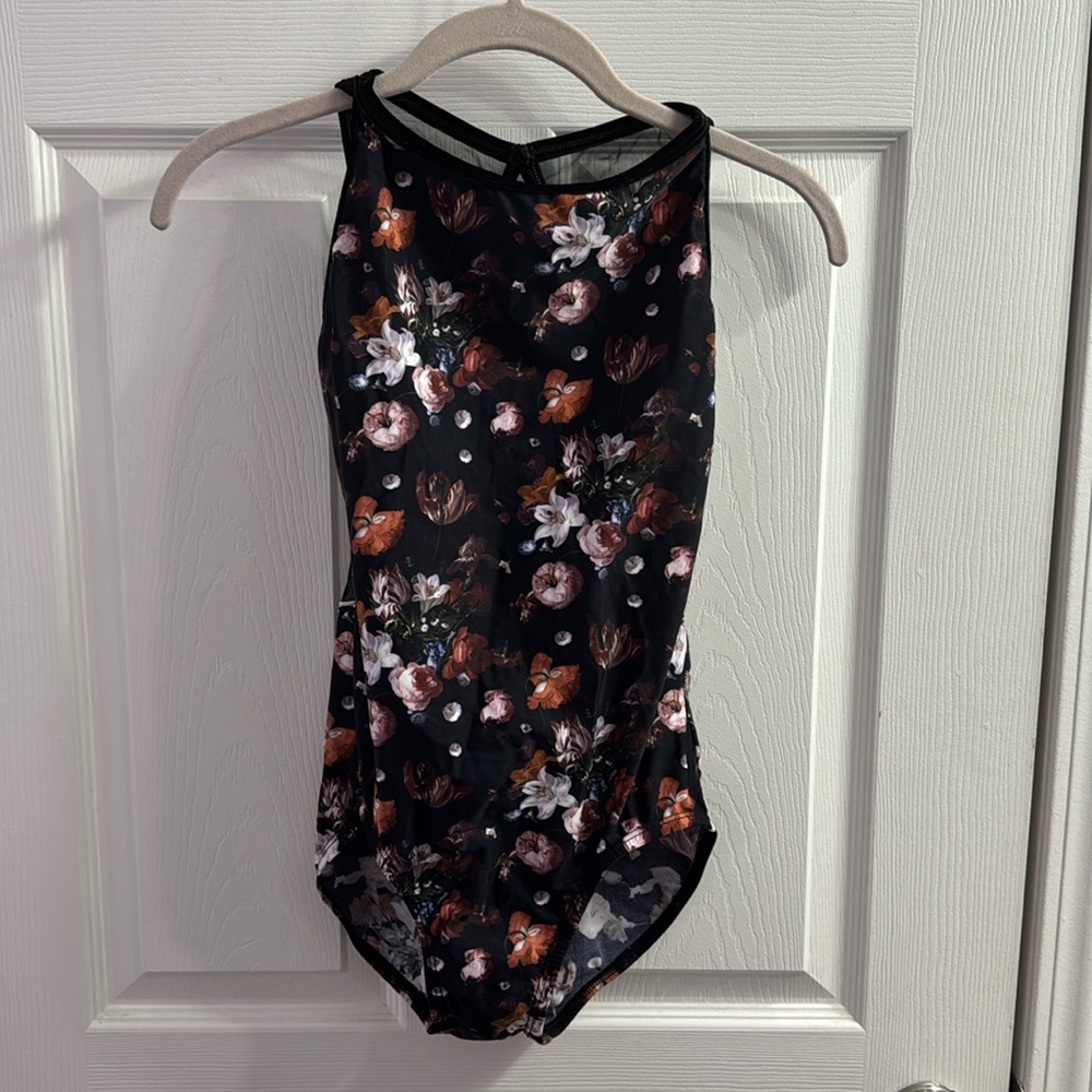 Women’s floral leotard